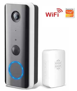 2MP 1080P Tuya app Dual Band WIFI Bluetooth Zvonec Baterije Brezžični Video Vrata Telefon Visual Interkom Zvonec