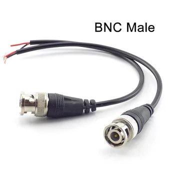 2pcs BNC Moški Konektor Ženski Adapter DC Napajanje Podaljšek Kabel Skladu BNC Priključki Žice Za CCTV Kamere Varnostni Sistem