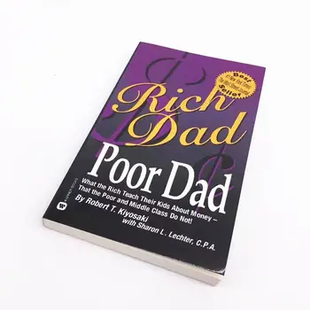 Bogati Očka Ubogi Oče angleška Izdaja Finančne in Poslovne Izobraževanje Knjigo Gospodarske Knjiga izobraževalne knjige