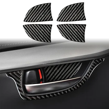Realni števili Ogljikovih Vlaken Za Lexus NX 200 200T 300H Avto Notranja Vrata Skledo Plošča Dekoracijo Nalepke Auto Spremembe Dodatki